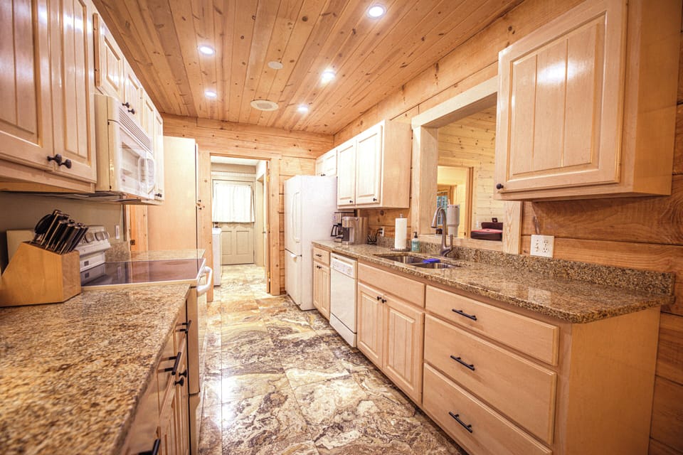 Well-stocked kitchen