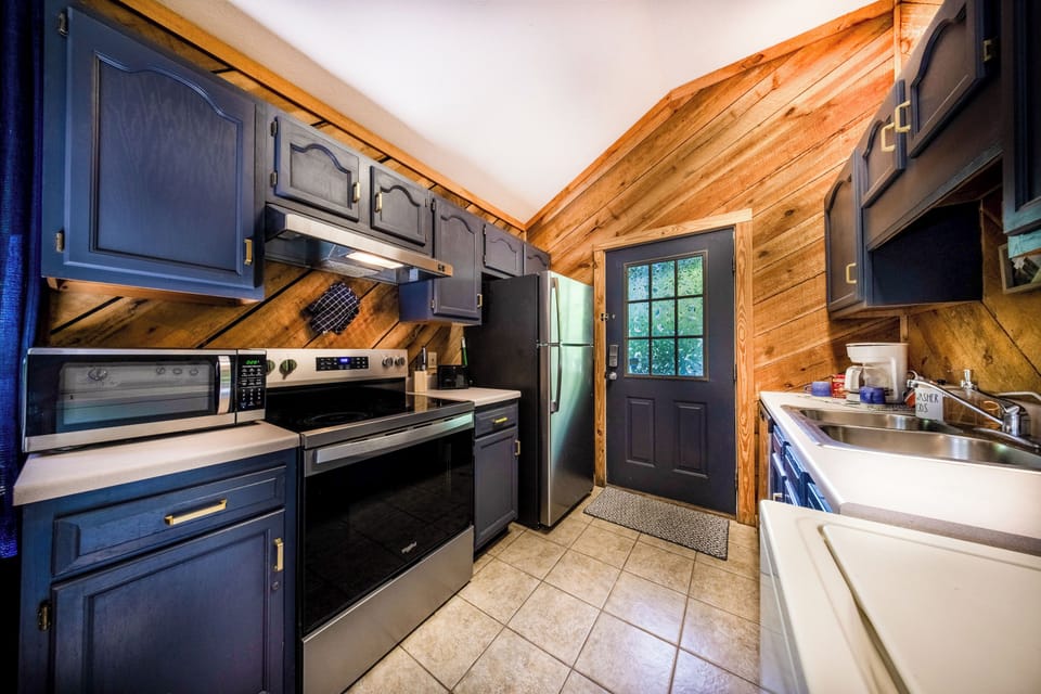 Modern kitchen stocked with everything you need to dine in!