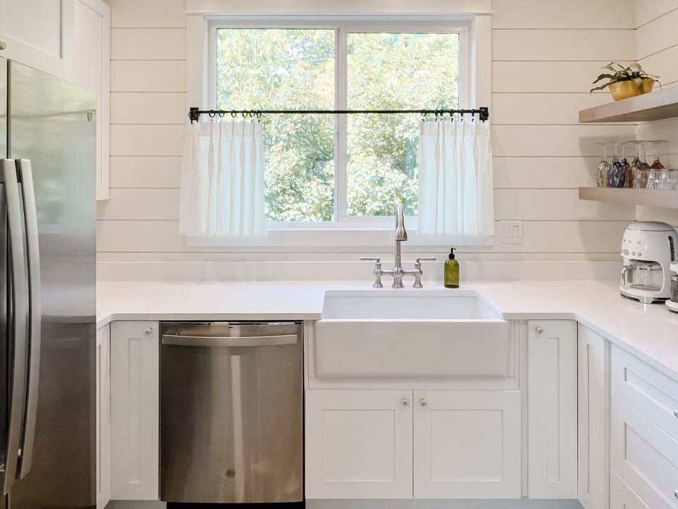 Light, bright kitchen to cook family favorite meals. 