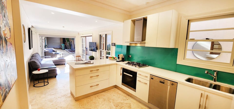 Modern kitchen with Miele appliances