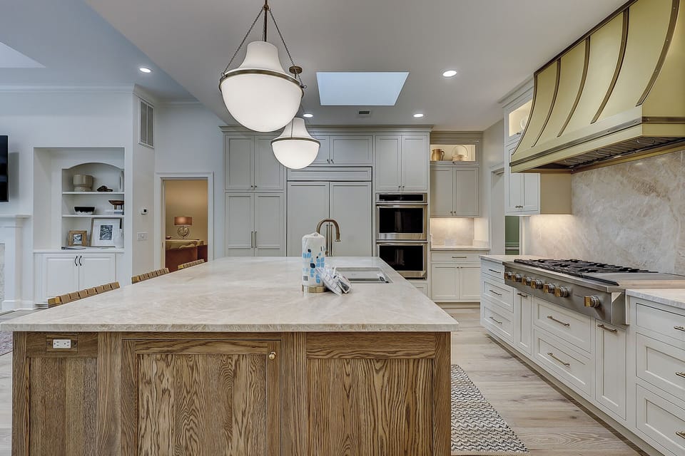 Full Kitchen View with Island