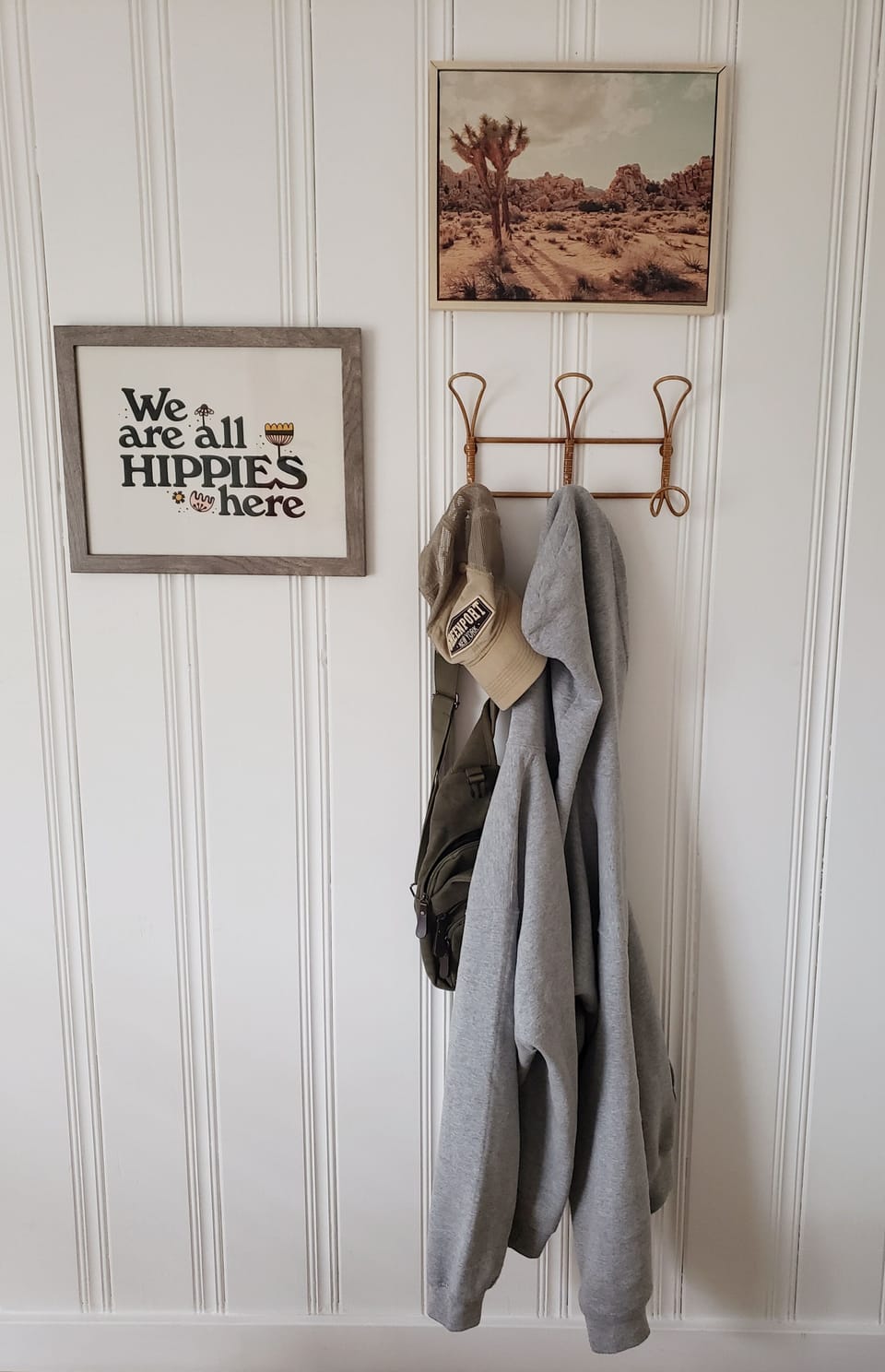 Hooks in Master Bedroom