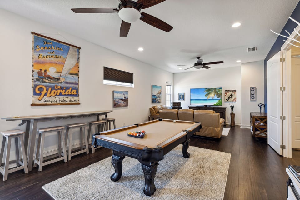 Game room full of fun activities