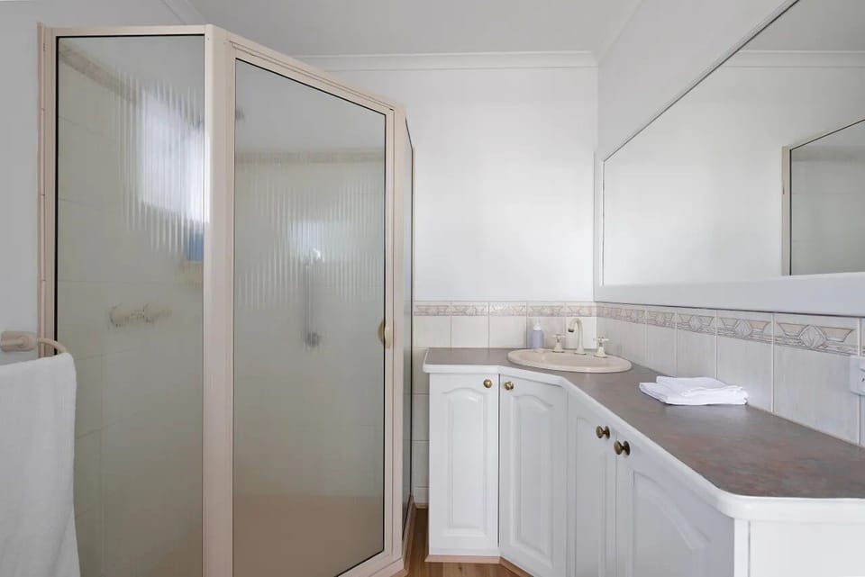 Ensuite bathroom with shower