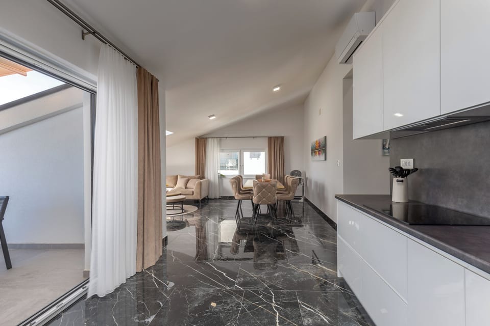 Kitchen and dining area