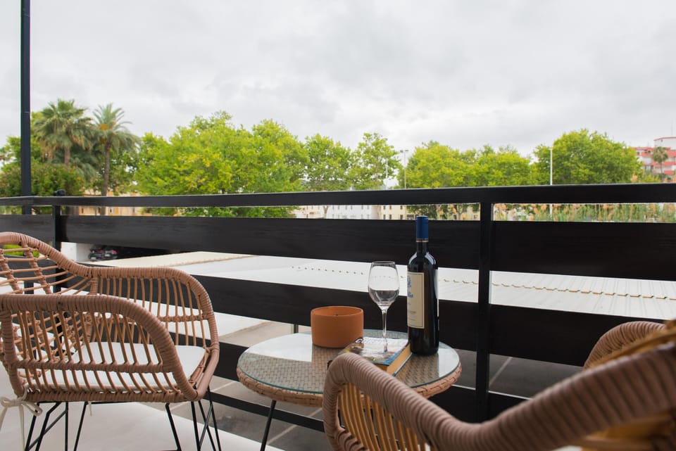 Outdoor dining area