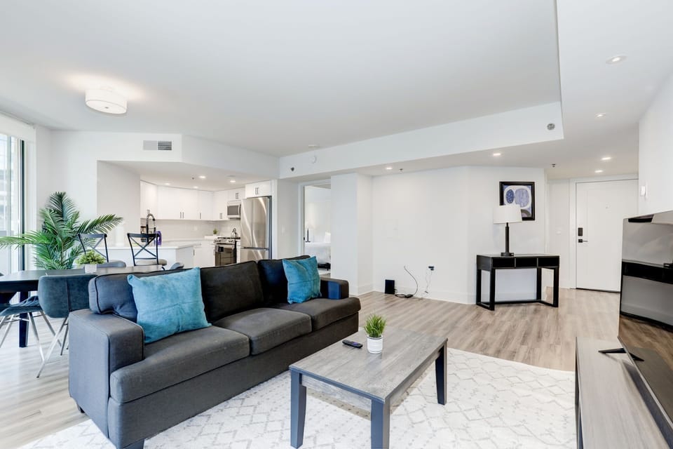 Homey atmosphere with modern touches