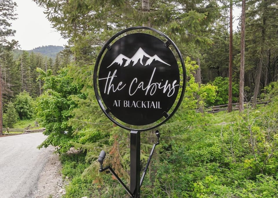 Look for our large, lit sign directly off of Blacktail Road. 