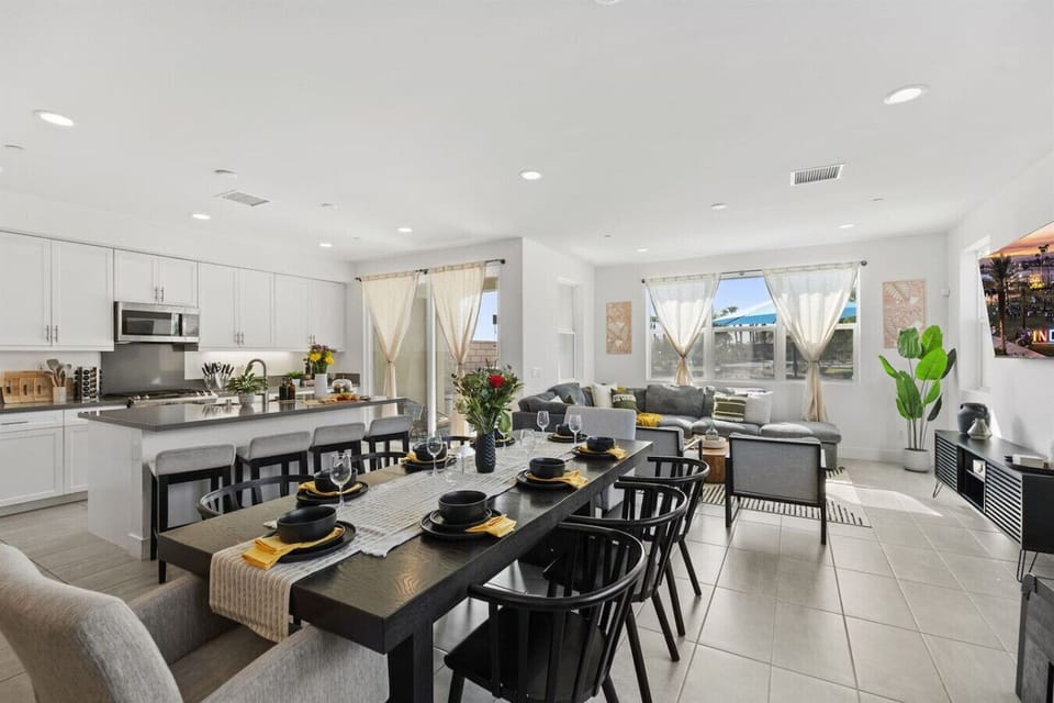 Dining Room & Living Area: Gather around for laughter and delicious meals in style!