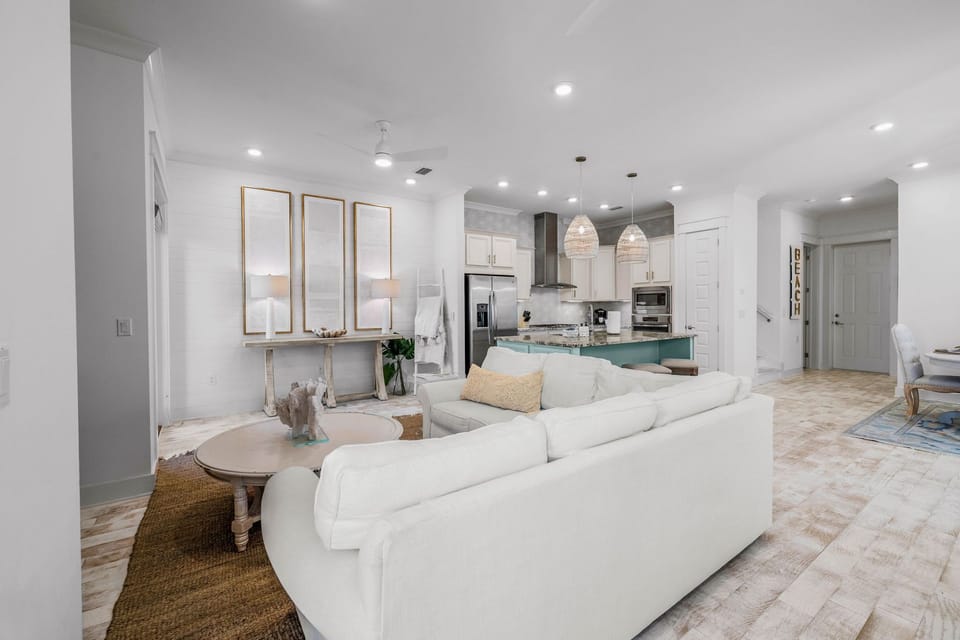 Everybody stays in the action with an open floorplan!