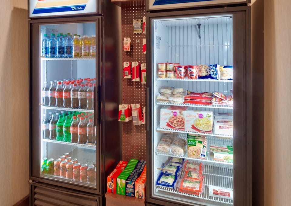 Grab a snack in the pantry.