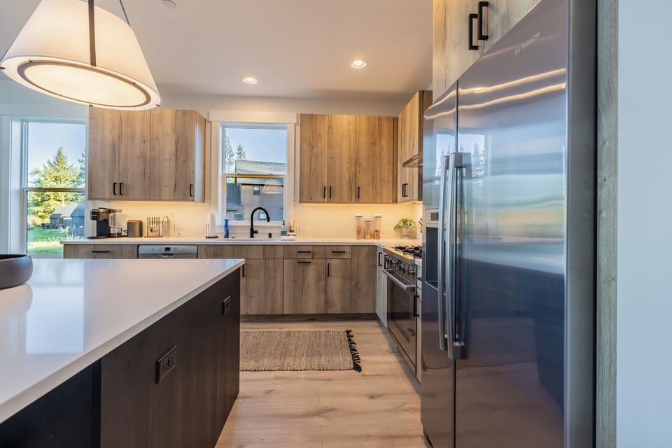 Fully stocked kitchen for your visit