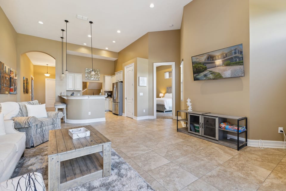 Open concept layout