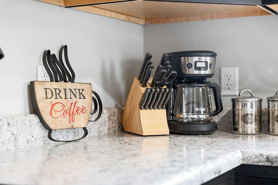 We have both a keurig as well as a regular coffee pot!