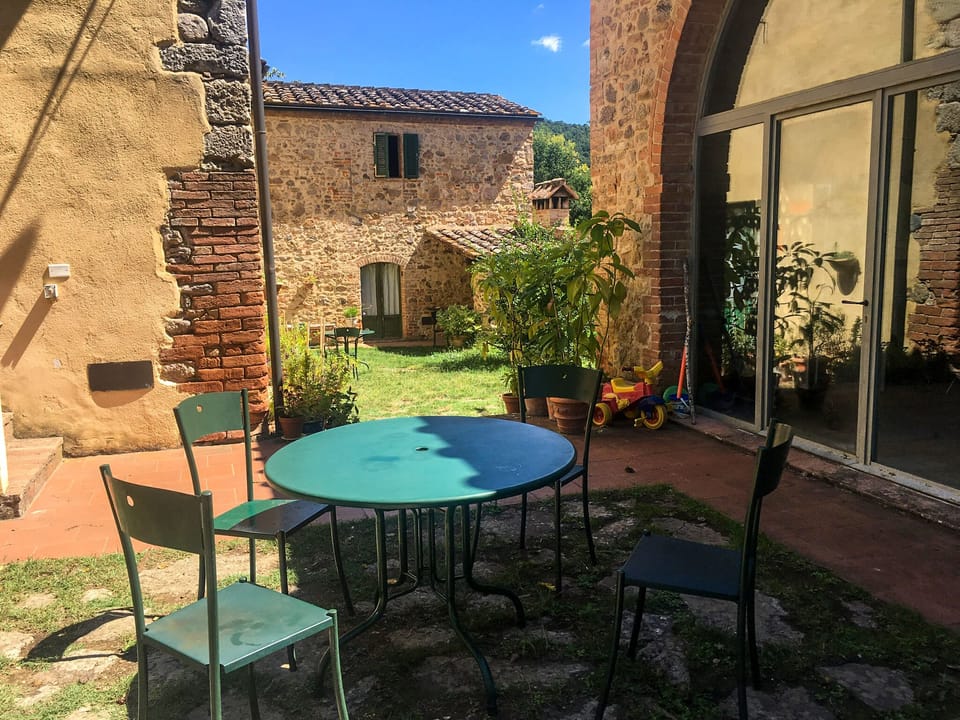 Outside seating area