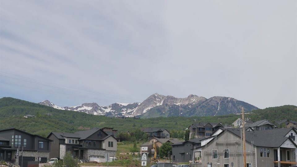 Views of Snowbasin from condo