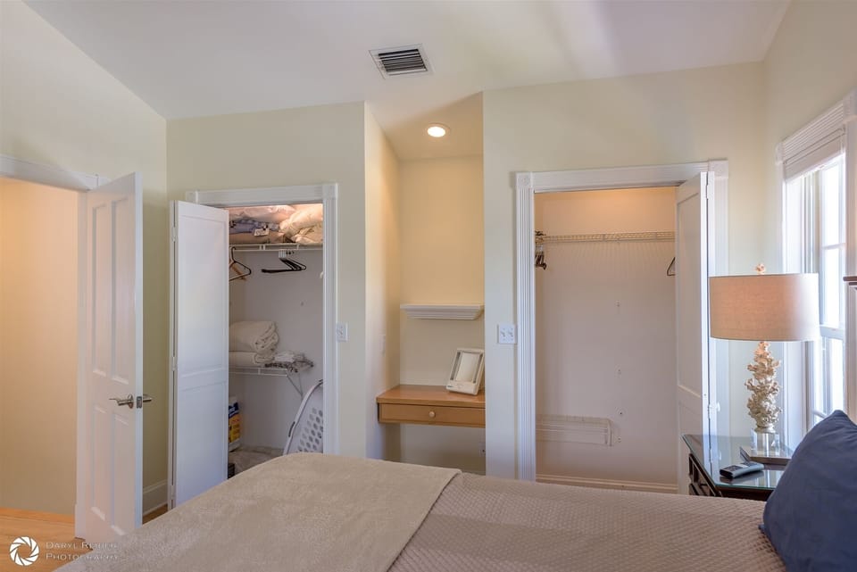 1st Bedroom with 2 closets