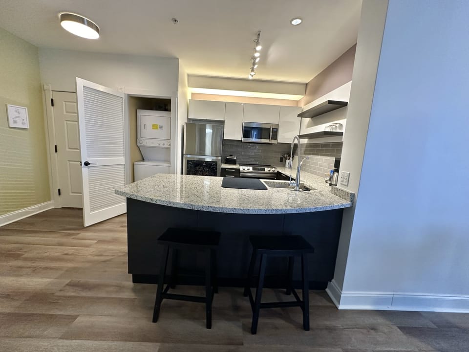 Indoors, Kitchen, Floor, Microwave, Kitchen Island
