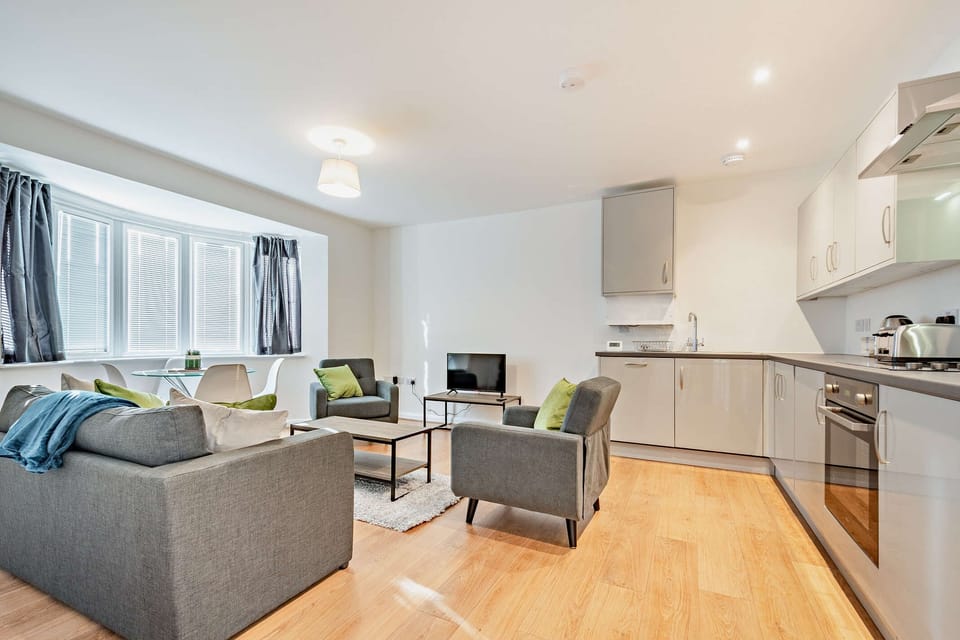 Flat 2 kitchen/livig/dining area