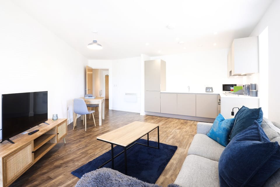 Open plan living room
