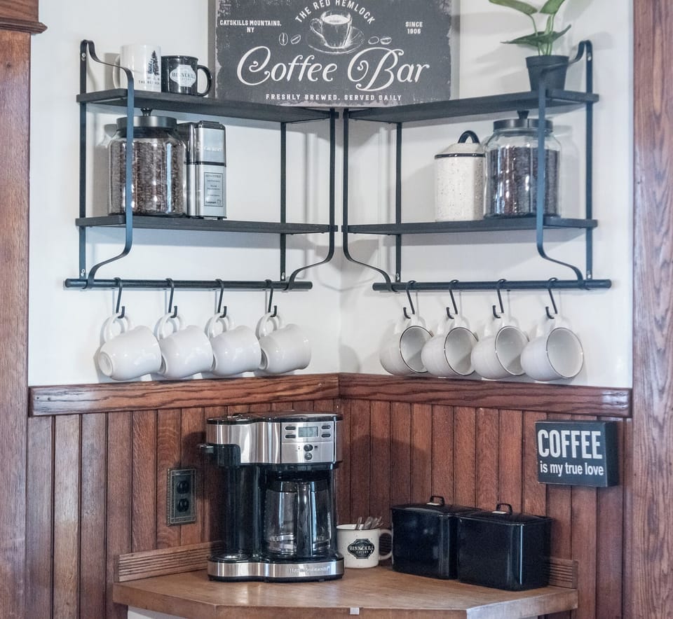 Coffee Station in Kitchen