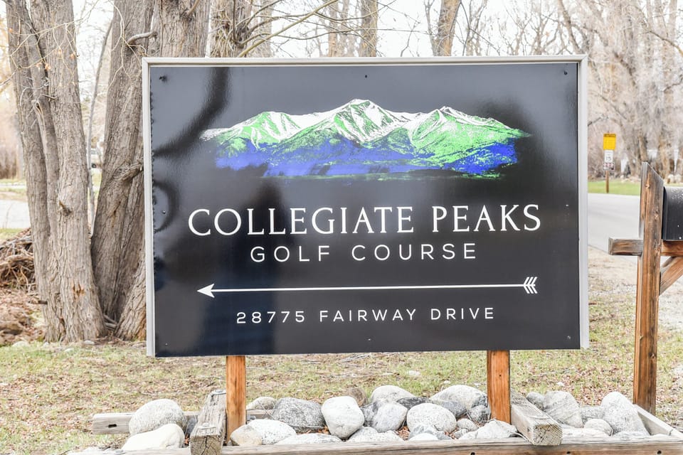 Cabin on No 7 is on the Collegiate Peaks Golf Course.  