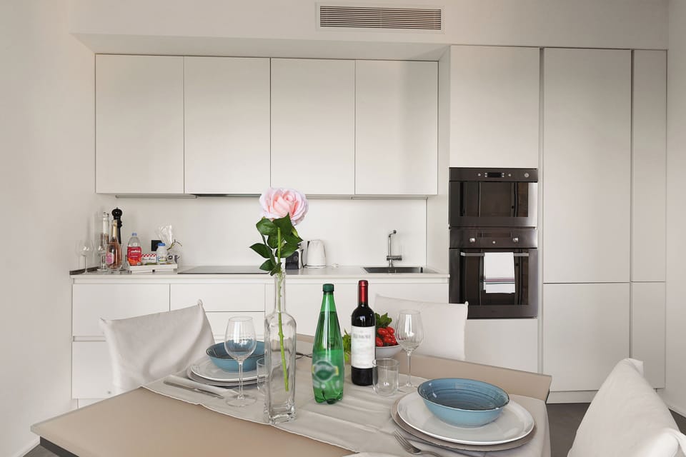 Kitchen and dining area