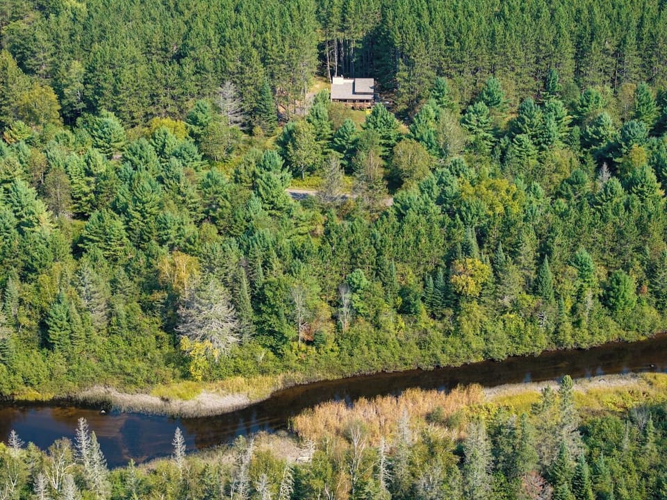 The Namekagon River is close by with the canoe landings in the surrounding Cable area