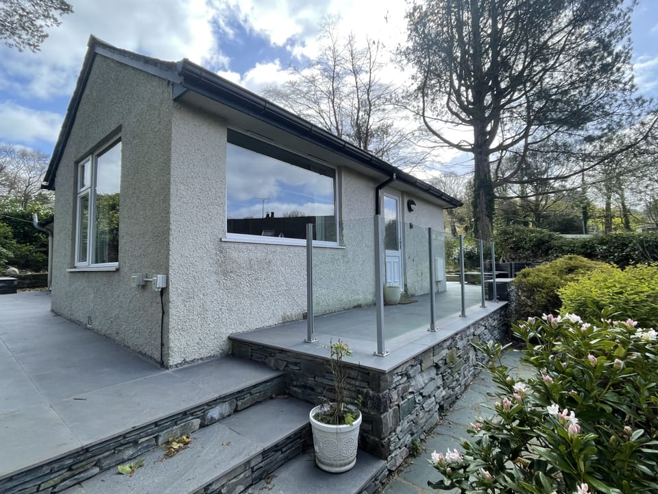 The owner has put lots of time and effort into landscaping the beautiful garden