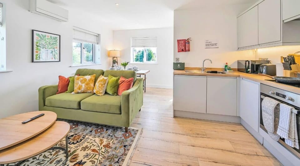 LIVING AREA AND KITCHEN SHOT