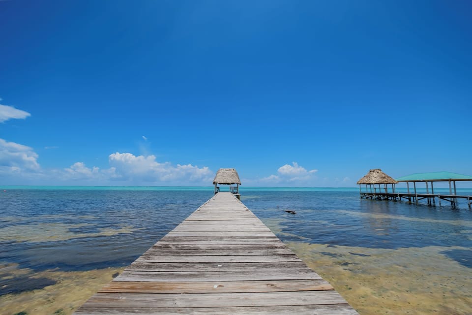 The Dock Over the Caribbean Sea