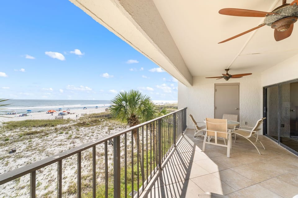 Beachfront Balcony