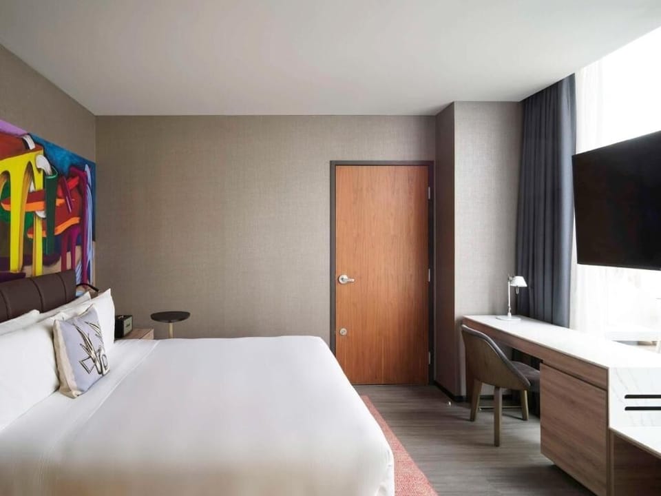 Bedroom. Interior and views may vary based on location and availability.
