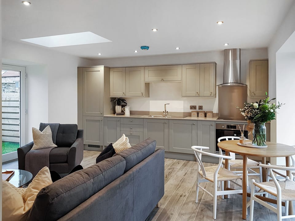 Open plan living space | Kilconquhar Cottage, Kilconquhar, near Leven