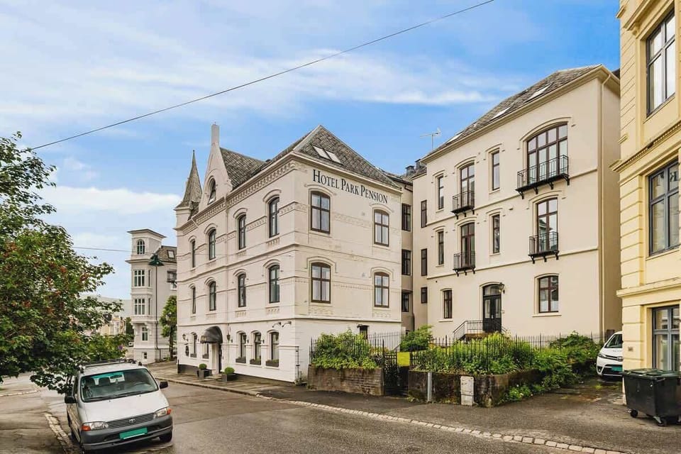You'll be surrounded by some of Bergen's most beautiful architecture. Plus, you can conveniently park your car right on the street outside the building!