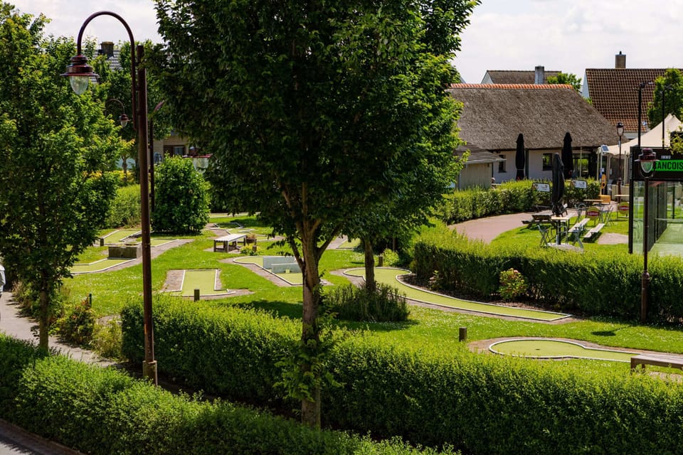 View on the mini-golf