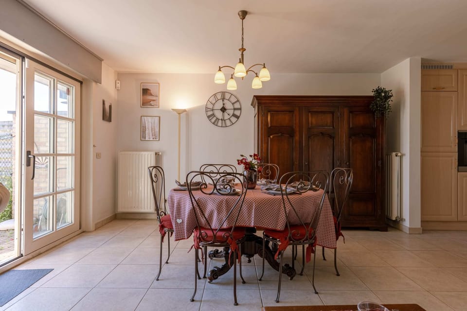 Bright dining area