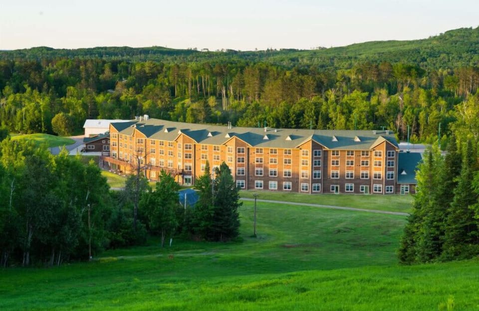 Hillside view of Lodge