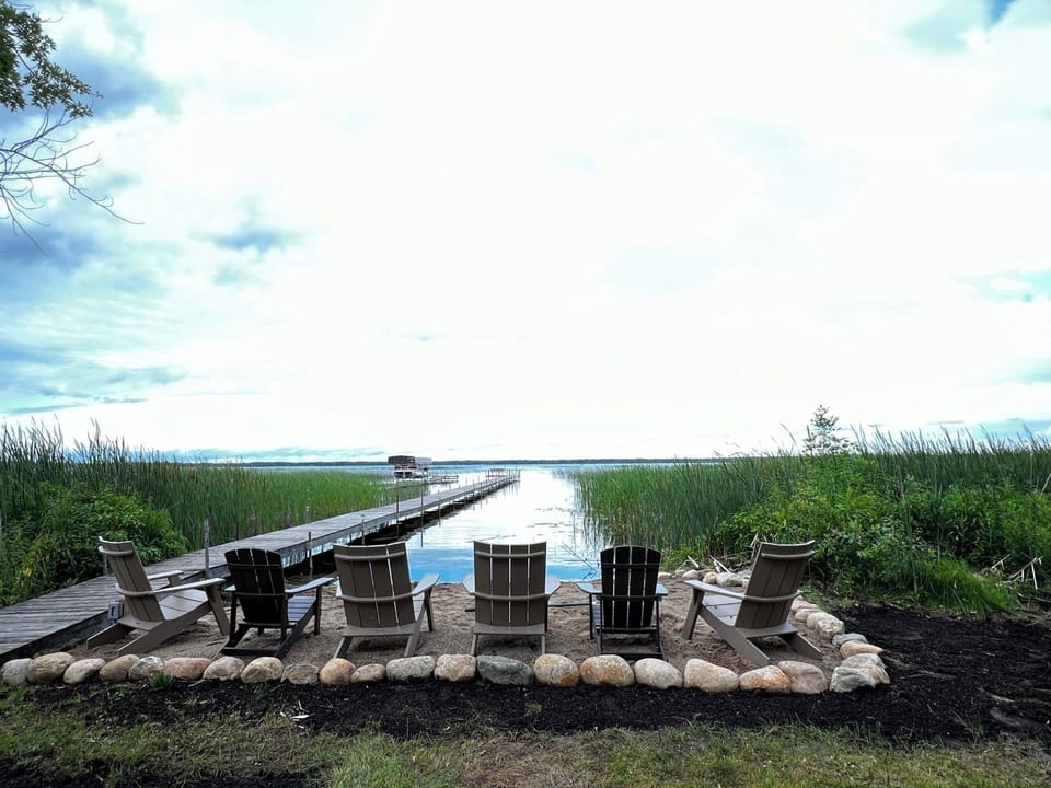 Beach Front View On Lake Edward