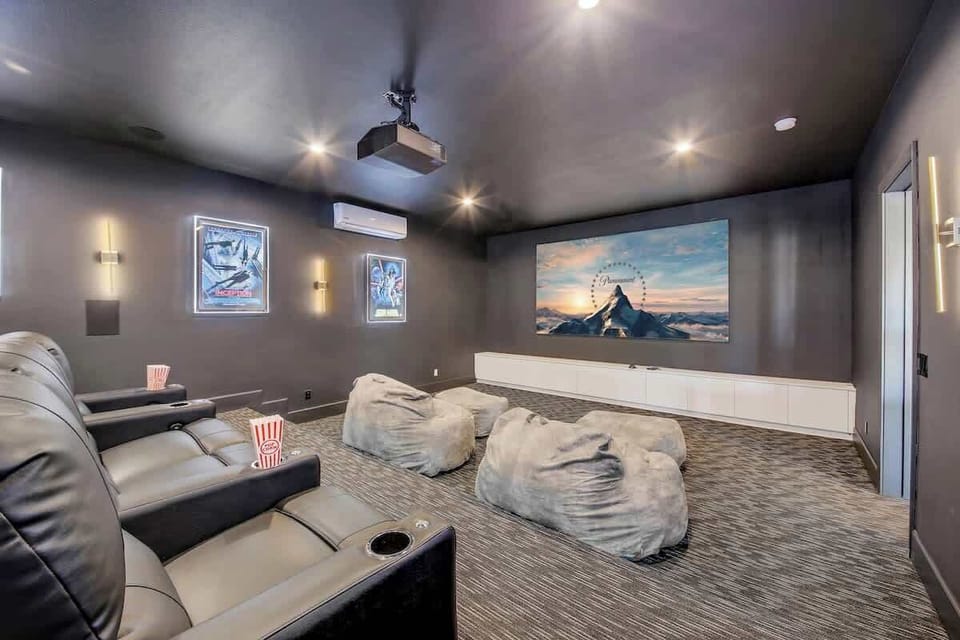 Enjoy blockbuster nights in your own personal theater room!