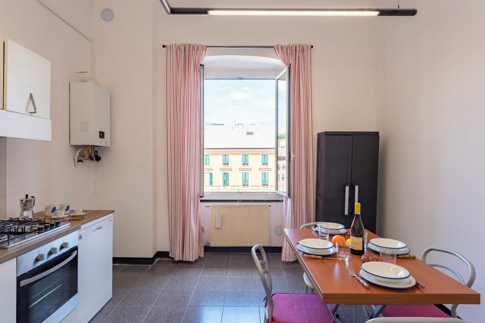 Kitchen and dining area