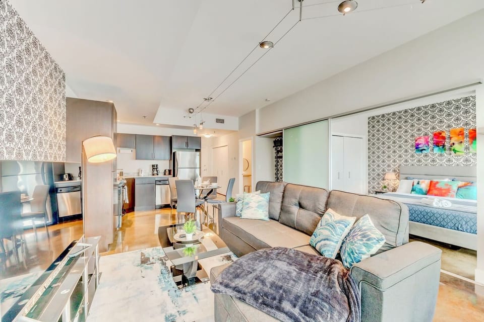 Spacious Living Room And Kitchen, Perfect For Comfort And Style