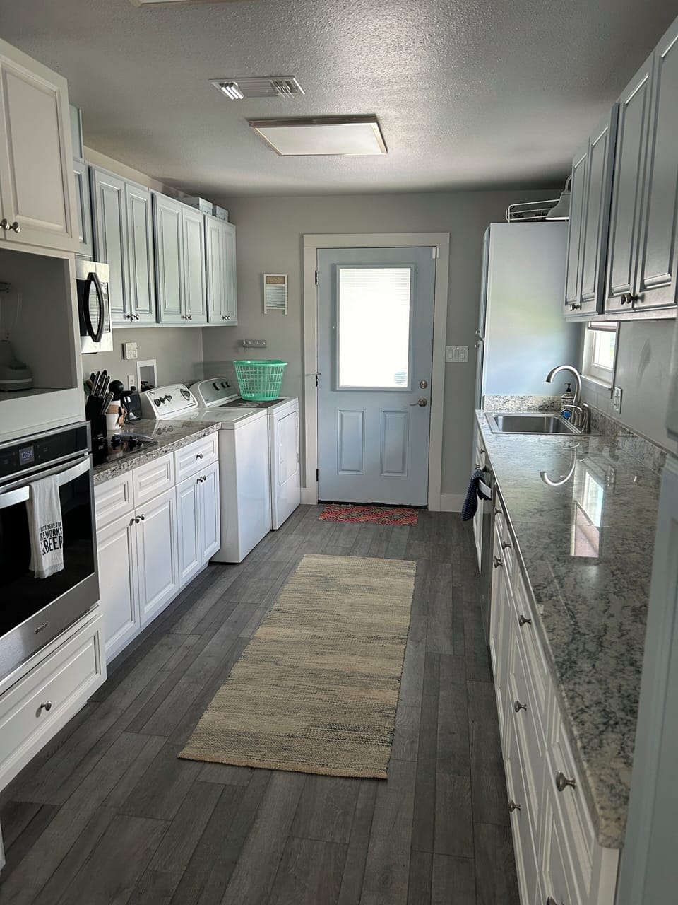 Fully stocked galley kitchen