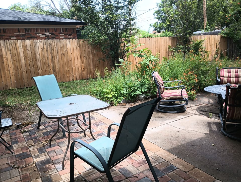 Back patio