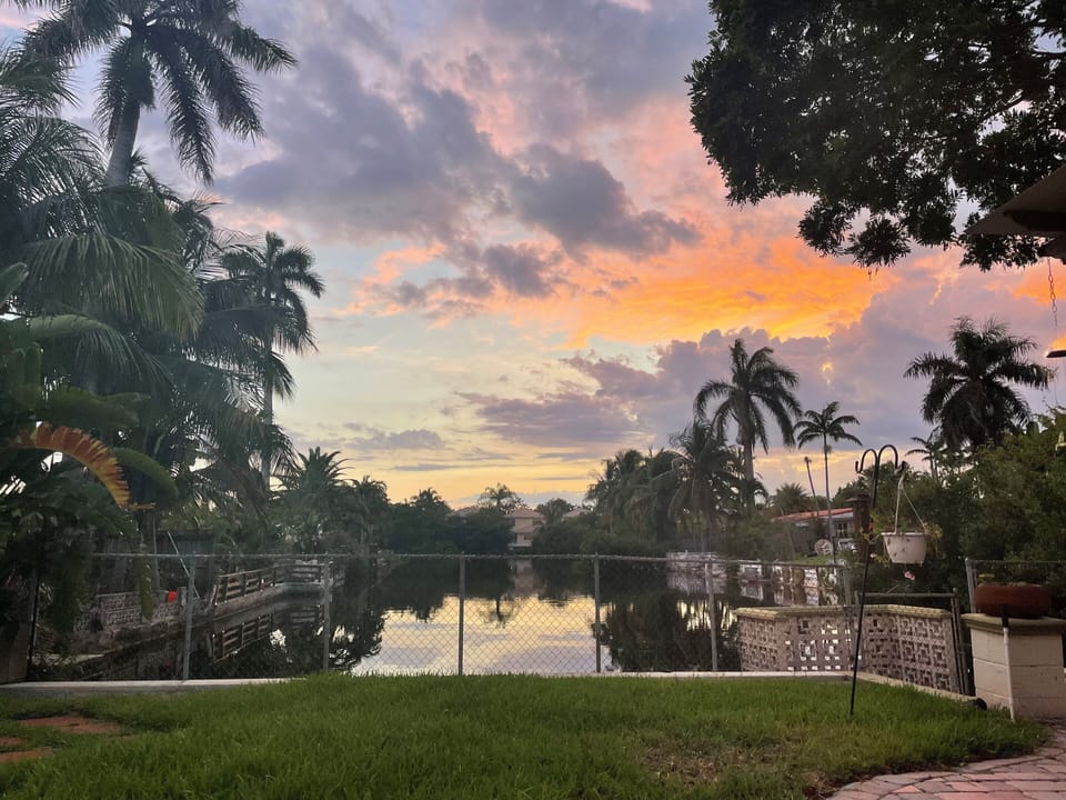 A different sunset view every evening