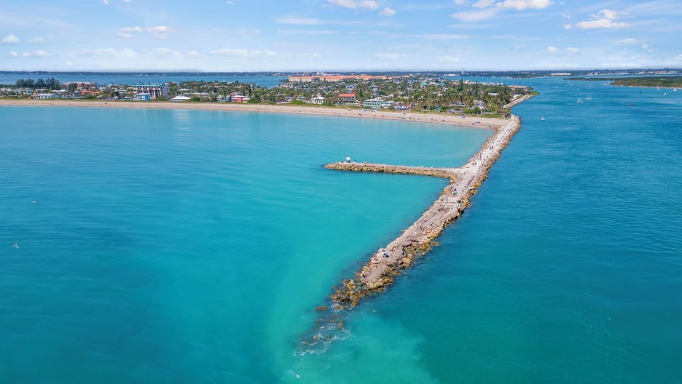 The 1,000' jetty offers the perfect spot to take in Fort Pierce's world-famous sunrises, catch fish, or enjoy a stroll for sightseeing.