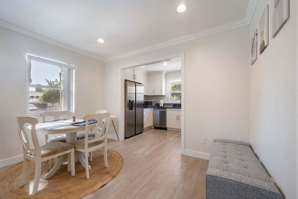 Enjoy meals in this sleek, contemporary dining space.