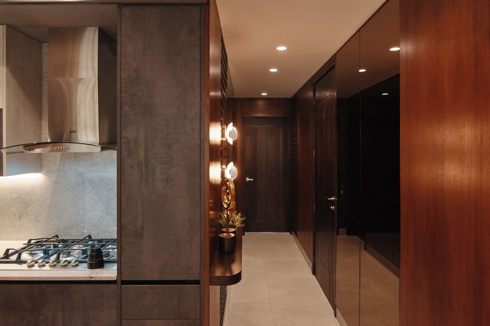 Capture the elegance of this stunning hallway