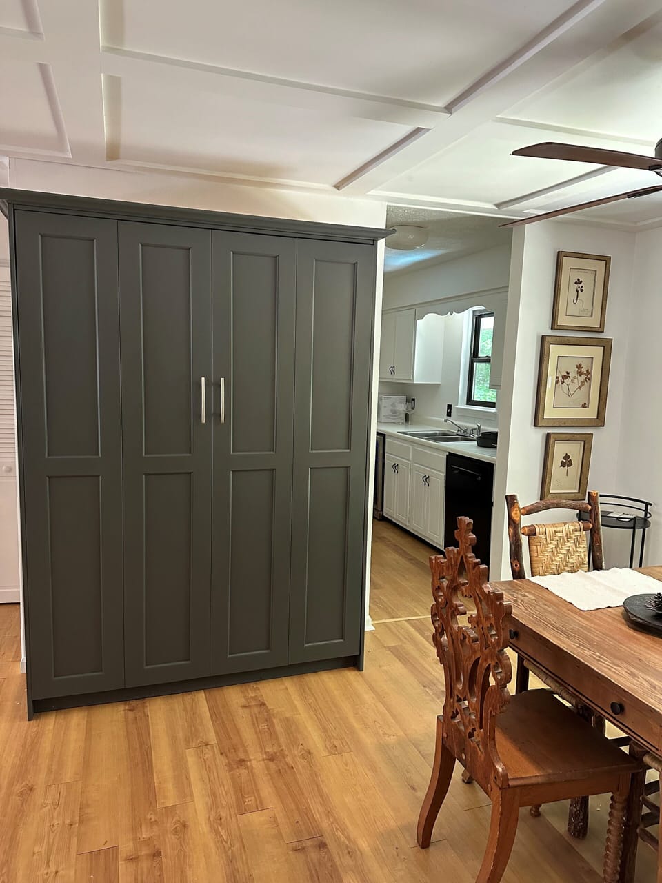 Murphy Bed leading to kitchen