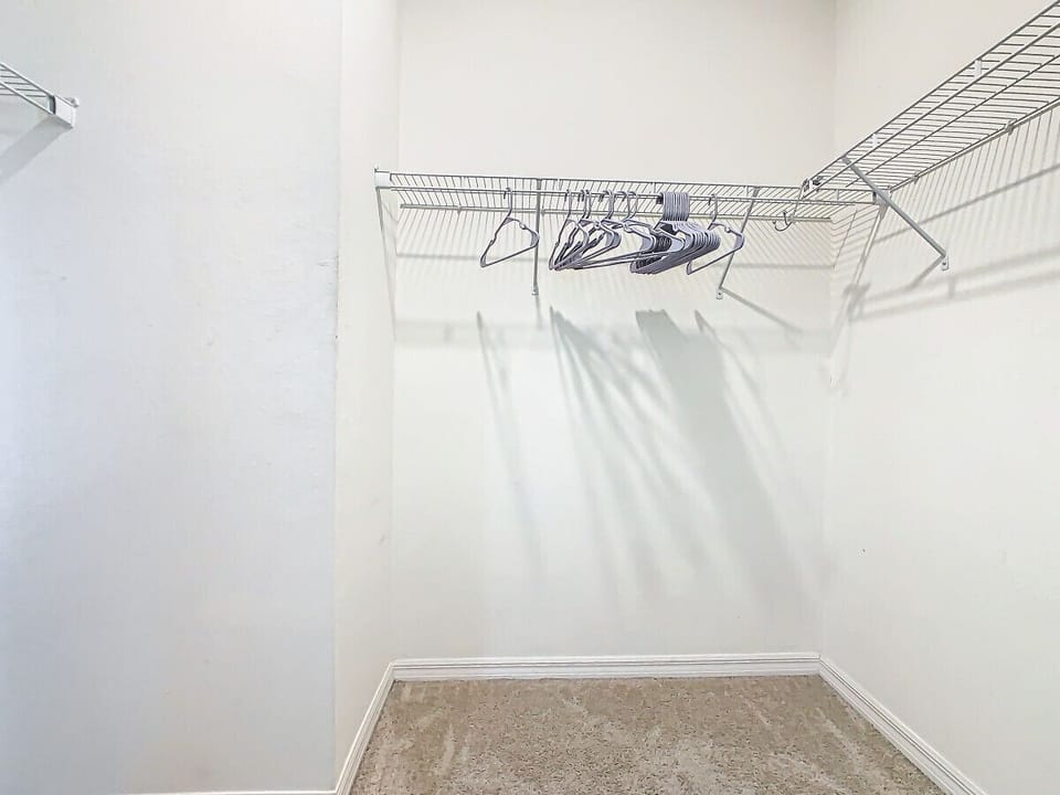 Spacious closet